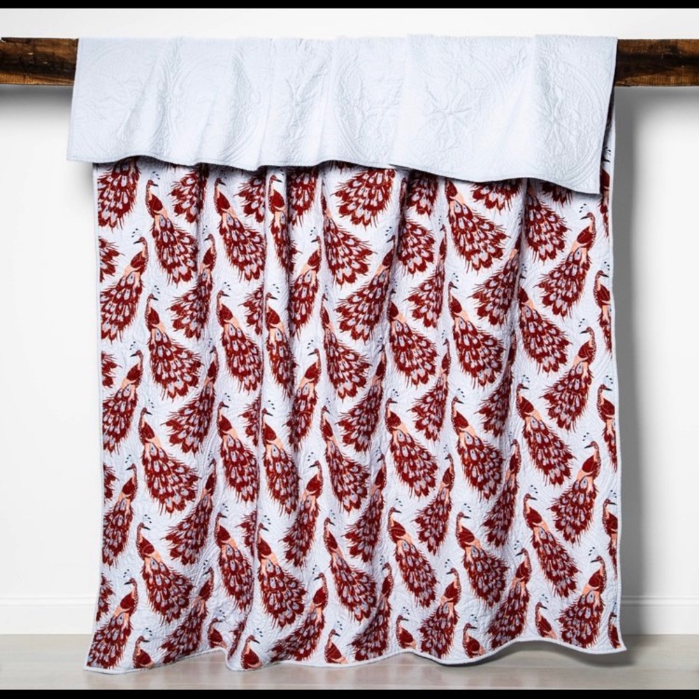 Opalhouse Peacock Medallion Stitch King